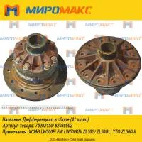 75202150/82030502, Дифференциал в сборе (41шлиц, D=82) XCMG